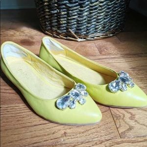 Brand new yellow shoes